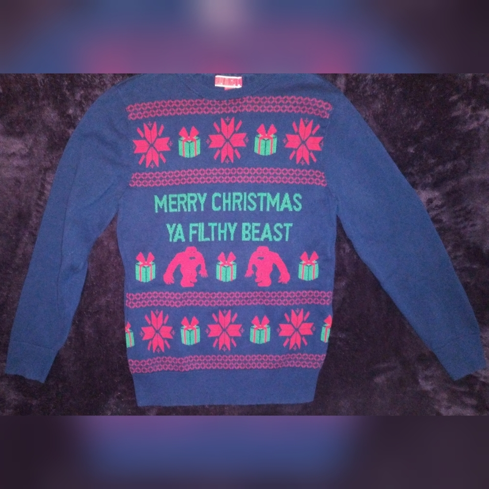 Ugly Christmas sweater, Merry Christmas sweater
